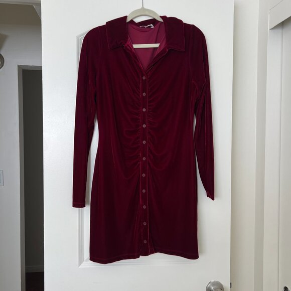 Reformation Isa Velvet Dress - Picture 2 of 7